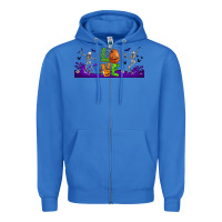 True Royal love halloween  libbey glass Zipper Hoodie - BundleAndBundleShop