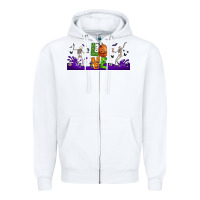 White love halloween  libbey glass Zipper Hoodie - BundleAndBundleShop