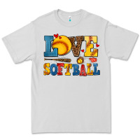 Dove Grey love softball Premium Tee - AdoDesignShop