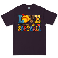 Plum love softball Premium Tee - AdoDesignShop