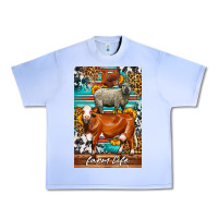 Grape Ice Western Farm Life Urban Heavy Tee - LillyAllenDesigns