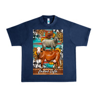 Navy Western Farm Life Urban Heavy Tee - LillyAllenDesigns