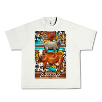 Pistachio Western Farm Life Urban Heavy Tee - LillyAllenDesigns