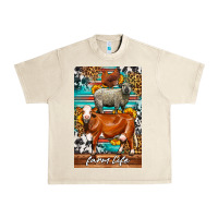 Sandshell Western Farm Life Urban Heavy Tee - LillyAllenDesigns