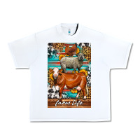 White Western Farm Life Urban Heavy Tee - LillyAllenDesigns