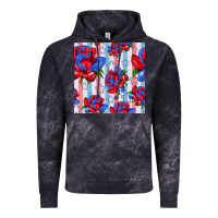 Cloud Black patriotic roses Vintage Hoodie - BundleAndBundleShop