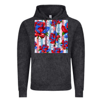 Vintage Black patriotic roses Vintage Hoodie - BundleAndBundleShop
