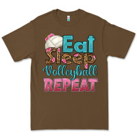 Cacao eat sleep volleyball repeat Premium Tee - HRA Design Shop
