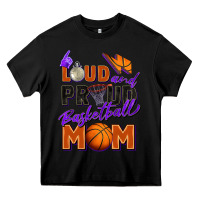 Black loud and proud basketball mom Heavy Core Tee - Zillion Design Studio