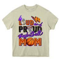 Mossy loud and proud basketball mom Heavy Core Tee - Zillion Design Studio