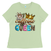 Matcha caffeine queen Ladies Tee - Zillion Design Studio