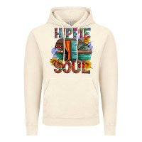 Vintage Artic hippie soul with caravan and flowers Vintage Hoodie - Artiststas