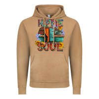 Vintage Camel hippie soul with caravan and flowers Vintage Hoodie - Artiststas