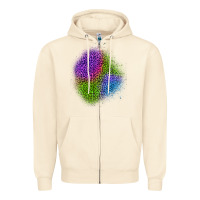 Sandshell halloween leopard patch 2 Zipper Hoodie - BundleAndBundleShop