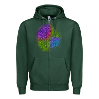 Sports Green halloween leopard patch 2 Zipper Hoodie - BundleAndBundleShop