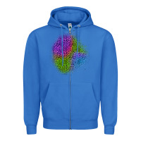 True Royal halloween leopard patch 2 Zipper Hoodie - BundleAndBundleShop