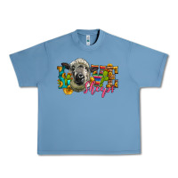 Pebble Blue Western Love Sheeps Urban Heavy Tee - LillyAllenDesigns
