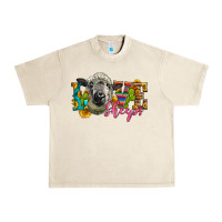 Sandshell Western Love Sheeps Urban Heavy Tee - LillyAllenDesigns