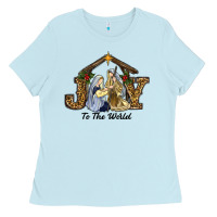 Christmas Oh Holly Night Ladies Tee | Teevron