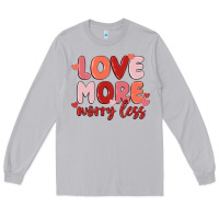 Moon Dust love more worry less Long Sleeve Tee - MaliasSmallBusiness