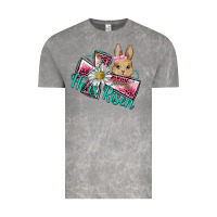 Cloud Rock he is risen cross rabbit Vintage Tee - BarkalooDesign