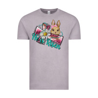 Vintage Zinc he is risen cross rabbit Vintage Tee - BarkalooDesign
