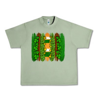 Oil Green st patricks  brushstrokes Urban Heavy Tee - AdoDesignShop