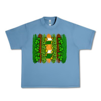 Pebble Blue st patricks  brushstrokes Urban Heavy Tee - AdoDesignShop