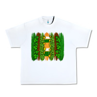 White st patricks  brushstrokes Urban Heavy Tee - AdoDesignShop