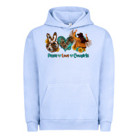 Pigment Grape Ice peace love cowgirls Urban Hoodie - OliviaCreatesArt