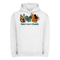 Pigment Lunar Rock peace love cowgirls Urban Hoodie - OliviaCreatesArt