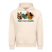 Sandshell peace love cowgirls Urban Hoodie - OliviaCreatesArt