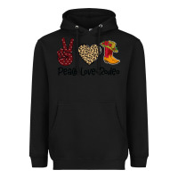 Black Peace Love Rodeo Heavyweight Hoodie - Bettercallsaul