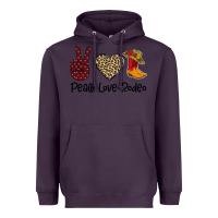 Plum Peace Love Rodeo Heavyweight Hoodie - Bettercallsaul