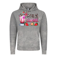 Cloud Rock milkshake with strawberry Vintage Hoodie - AdoDesignShop