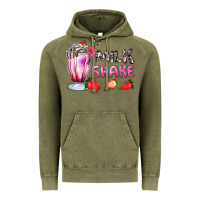 Vintage Olive milkshake with strawberry Vintage Hoodie - AdoDesignShop