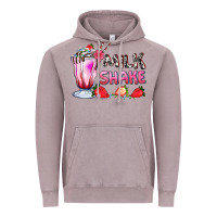 Vintage Zinc milkshake with strawberry Vintage Hoodie - AdoDesignShop