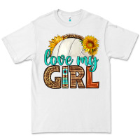 White love my girl volleyball Premium Tee - HRA Design Shop