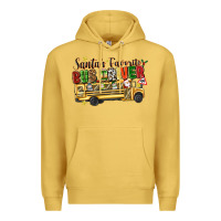 Antique Gold santas favorite bus driver Premium Hoodie - texasbilliewilder