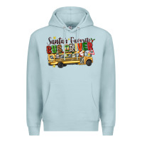 Blue Mist santas favorite bus driver Premium Hoodie - texasbilliewilder
