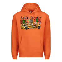 Carrot santas favorite bus driver Premium Hoodie - texasbilliewilder