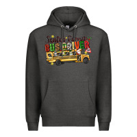 Charcoal Heather santas favorite bus driver Premium Hoodie - texasbilliewilder