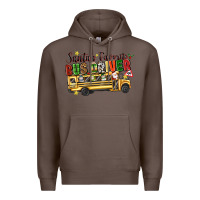 Coffee santas favorite bus driver Premium Hoodie - texasbilliewilder