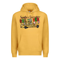 Mustard santas favorite bus driver Premium Hoodie - texasbilliewilder