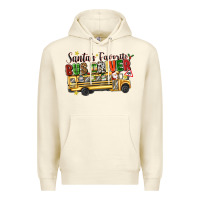 Sandshell santas favorite bus driver Premium Hoodie - texasbilliewilder