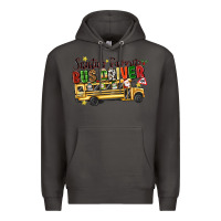 Smoke santas favorite bus driver Premium Hoodie - texasbilliewilder