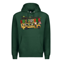 Sports Green santas favorite bus driver Premium Hoodie - texasbilliewilder