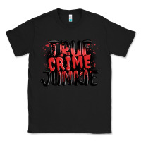 Black true crime junkie Classic Tee - MaliasSmallBusiness
