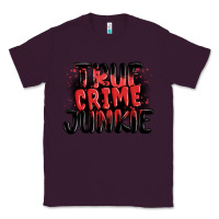 Plum true crime junkie Classic Tee - MaliasSmallBusiness