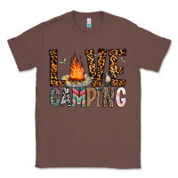Chestnut Love Camping Classic Tee - CowhideDigitalArt